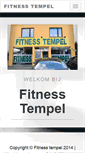 Mobile Screenshot of fitnesstempel.be